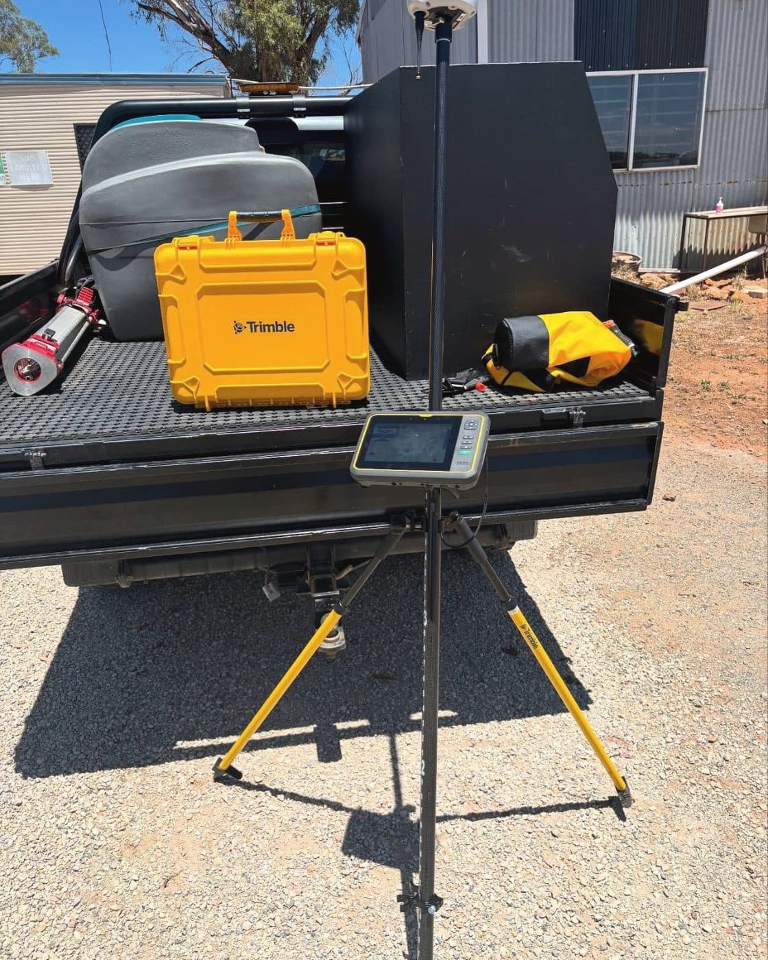 GPS set-out, Trimble