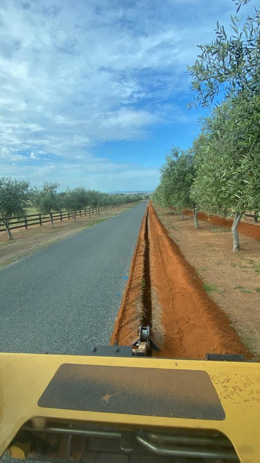 Plumbing & Electrical Trenching — Wagga Civil and Earthworks